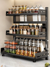 Étagère à épices en acier – Multi-niveaux & polyvalente