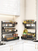 Étagère à épices en acier – Multi-niveaux & polyvalente