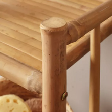 Meuble de rangement en bambou 4 étagères (30 x H115 cm) Hanoï