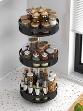 Présentoir rotatif 360° – Multi-étages en acier carbone